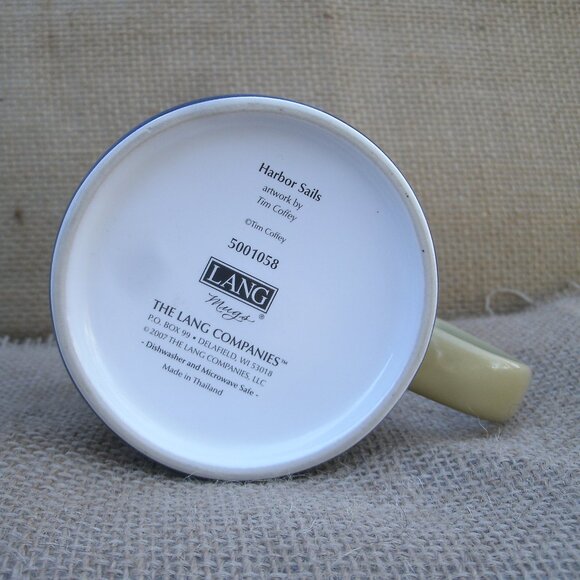 Lang Co. Sailboat Artwork Mug Tim Coffey 2007 - Picture 13 of 16